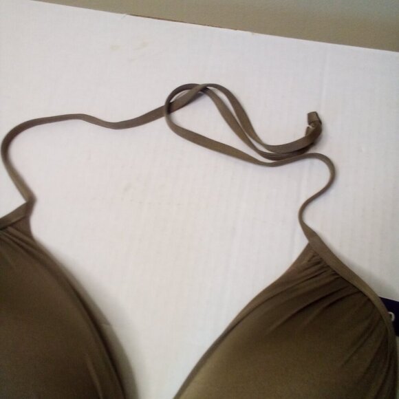 Old Navy Bikini Top Women XL Triangle Swim Padded Cups Brown - Picture 5 of 12